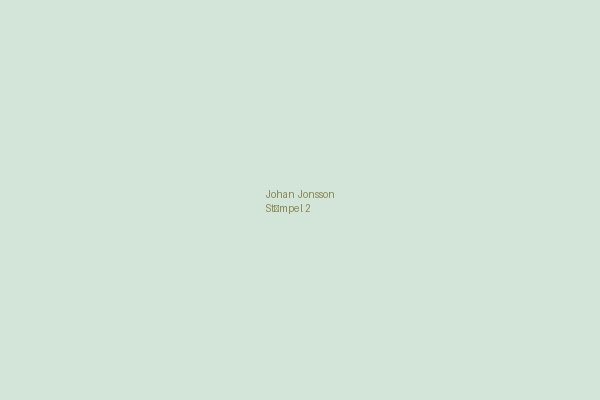Stämpel 2 från Johan Jonsson