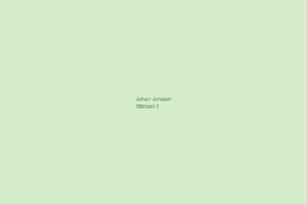 Stämpel 2 från Johan Jonsson